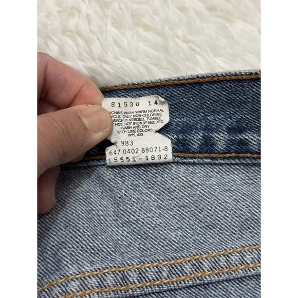 Vintage Levis 550 Jeans Womens Relaxed Fit Tapered Stonewash Y2K Sz 14 30x31 - Picture 4 of 10